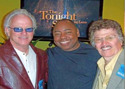 JP with Paul Jackson Jr. and Ron Coleman at The Tonight Show with Jay Leno